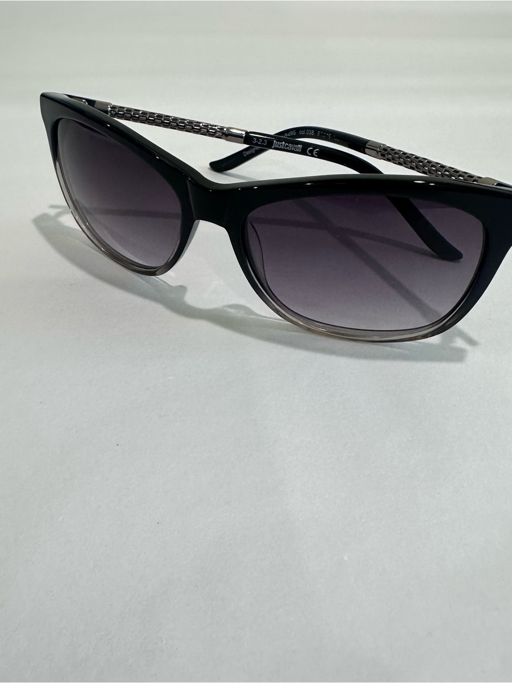 Just Cavalli sunglasses JC629S black silver with case